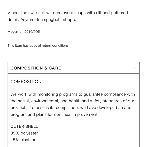 ZARA Ruched One Piece Swimsuit - Picture 5 of 7